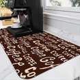 thumbnail image 1 of Coffee Mat Dish Drying Mats for Kitchen Counter, Absorbent Coffee Bar Mat for Coffee Maker and Espresso Machine Countertop Rubber Backed Draining Pad Decor Gift Fit Under Coffee Maker Coffee Pot, 1 of 1