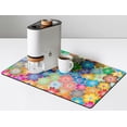 thumbnail image 1 of Coffee Mat Hide Stain Absorbent Dish Drying Mat for Kitchen Counter - Dish Drying Matt Coffee Bar Mat Accessories Fit under Coffee Maker Coffee Machine Coffee Pot Espresso Machine Dish Rack 19"x12", 1 of 6