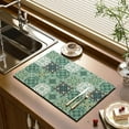 thumbnail image 1 of Coffee Mat Hide Stain Rubber ,Coffee Maker Mat for Countertops, Absorbent Coffee Bar Mat for Kitchen Counter,Coffee Bar Accessories Under Appliance Mats,Drying Mat for Kitchen Counter, 1 of 8