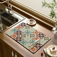 thumbnail image 1 of Coffee Mat Hide Stain Rubber ,Coffee Maker Mat for Countertops, Absorbent Coffee Bar Mat for Kitchen Counter,Coffee Bar Accessories Under Appliance Mats,Drying Mat for Kitchen Counter, 1 of 8