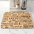 thumbnail image 1 of Coffee Mat Rubber Dish Drying Mat For Kitchen Counter Farmhouse Style Art Kitchen Mat St. Patrick''s Day Coffee Bar Accessories Decorative Cookies Coffee Chocolate Dish Drying Pad 16"X 18", 1 of 6