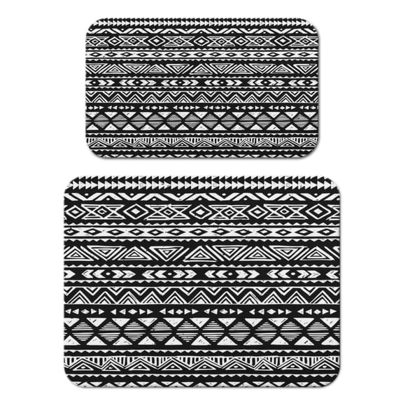 Coffee Mat with Waves Design - Quick Drying Diatom Pad with Stain-Hiding Surface, Leak-Proof Backing for Sink or Coffee Station, Aesthetic Boho Chic Kitchen & Countertop Decor