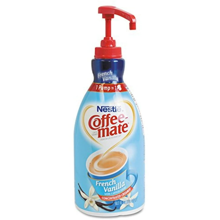 Liquid Coffee Creamer, French Vanilla, 1500mL Pump Bottle Liquid Coffee Creamer, French Vanilla, 1500mL Pump Bottle