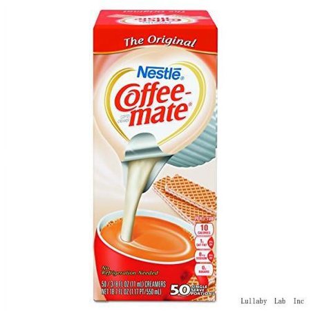 Coffee-Mate 35110BX Original Creamer, 0.375 Fl. Oz (50 Count), 18.7 Fl. Oz (Pack Of 1)
