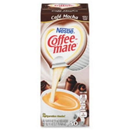 Coffee-Mate Cafe Mocha Creamer Singles, 50 Per Box