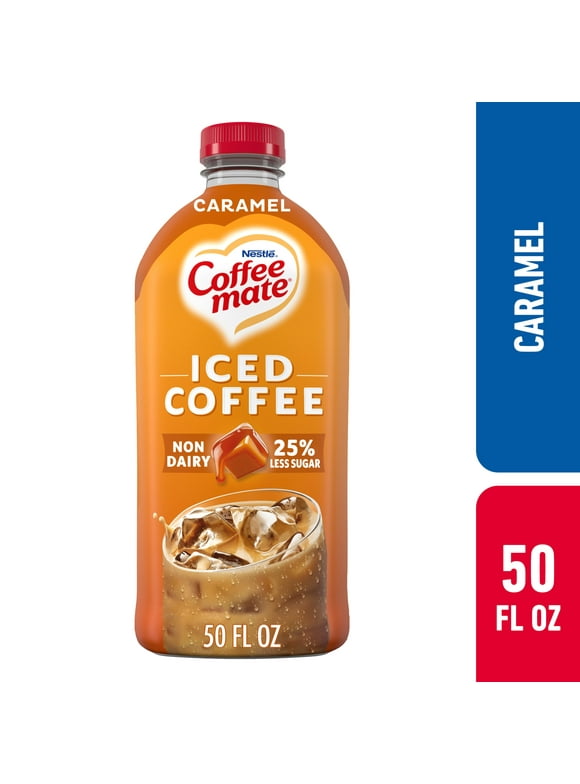 Coffee Mate Caramel Iced Coffee, Non-Dairy Coffee Drink, 50 fl oz
