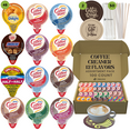 thumbnail image 1 of Coffee Mate Coffee Creamer Singles, Coasters & Stirrers - 100 total count - 12 Assorted Flavored Pods, 1 of 5