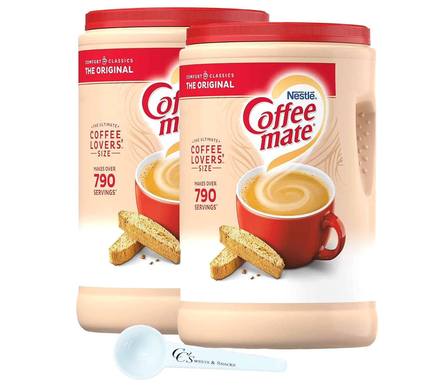 Coffee Mate Creamer Powder The Original 56 oz (2pk) w/ Scoop Non-Dairy ...