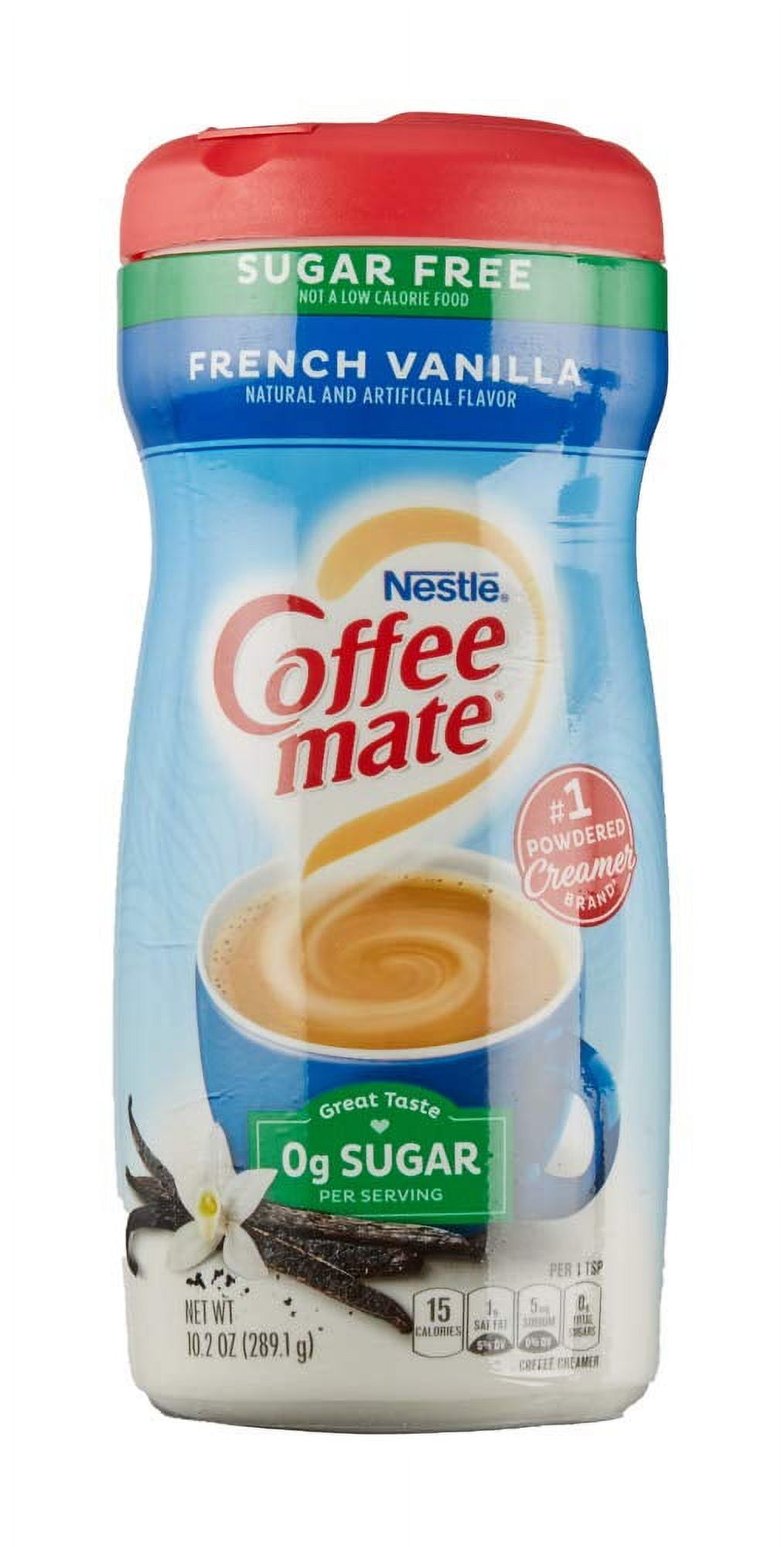 Coffee Mate French Vanilla Sugar Free Coffee Creamer, 10.2 oz, 3 Pack