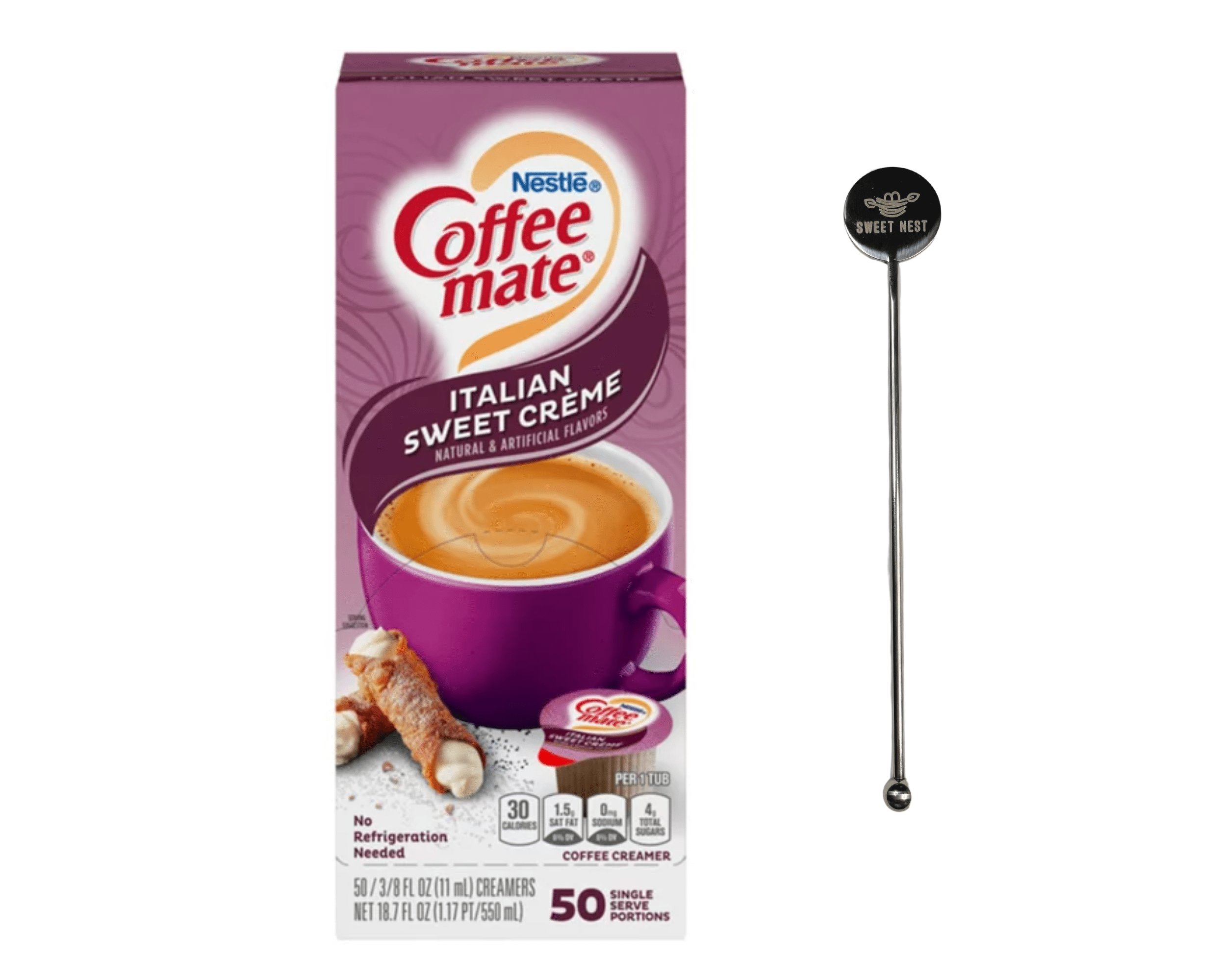 Coffee Mate Italian Sweet Crème Non-Dairy Creamer, 50 Count Coffee Mate Italian Sweet Crème Non-Dairy Creamer, 50 Count
