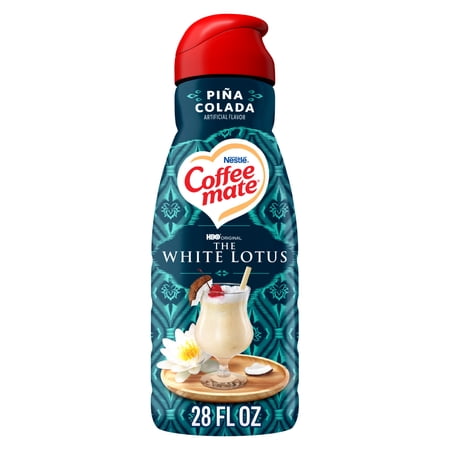 Coffee mate White Lotus Pina Colada Liquid Non-Dairy Coffee Creamer, 28 fl oz