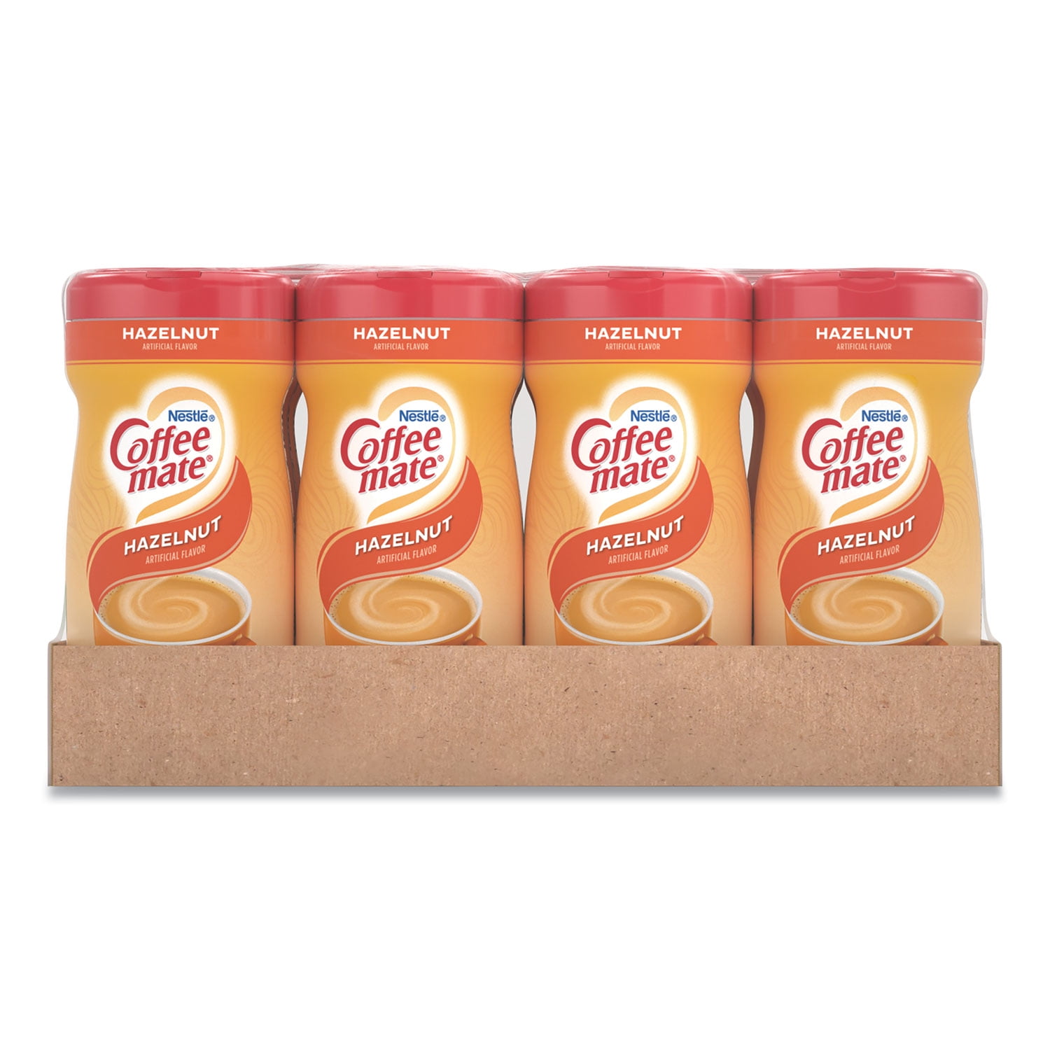 Non-Dairy Powdered Creamer, Hazelnut, 15 oz Canister, 12/Carton Non-Dairy Powdered Creamer, Hazelnut, 15 oz Canister, 12/Carton
