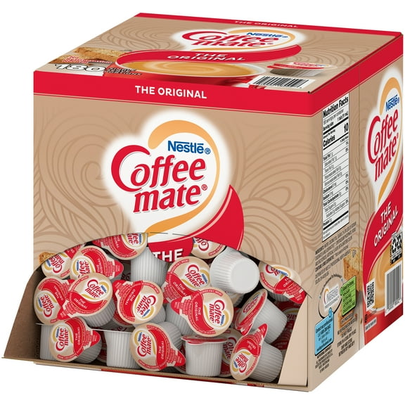 Coffee Mate Original Liquid Coffee Creamer Singles, Gluten Free Creamer, 180 Ct