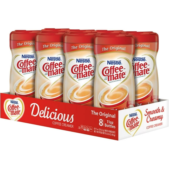 Coffee-Mate Powdered Non-Dairy Creamer, Original, 11 oz, 8 ct