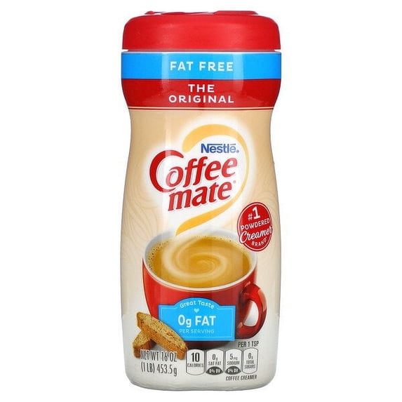 Coffee Mate, Powder Coffee Creamer, Fat Free, Original, 16 oz