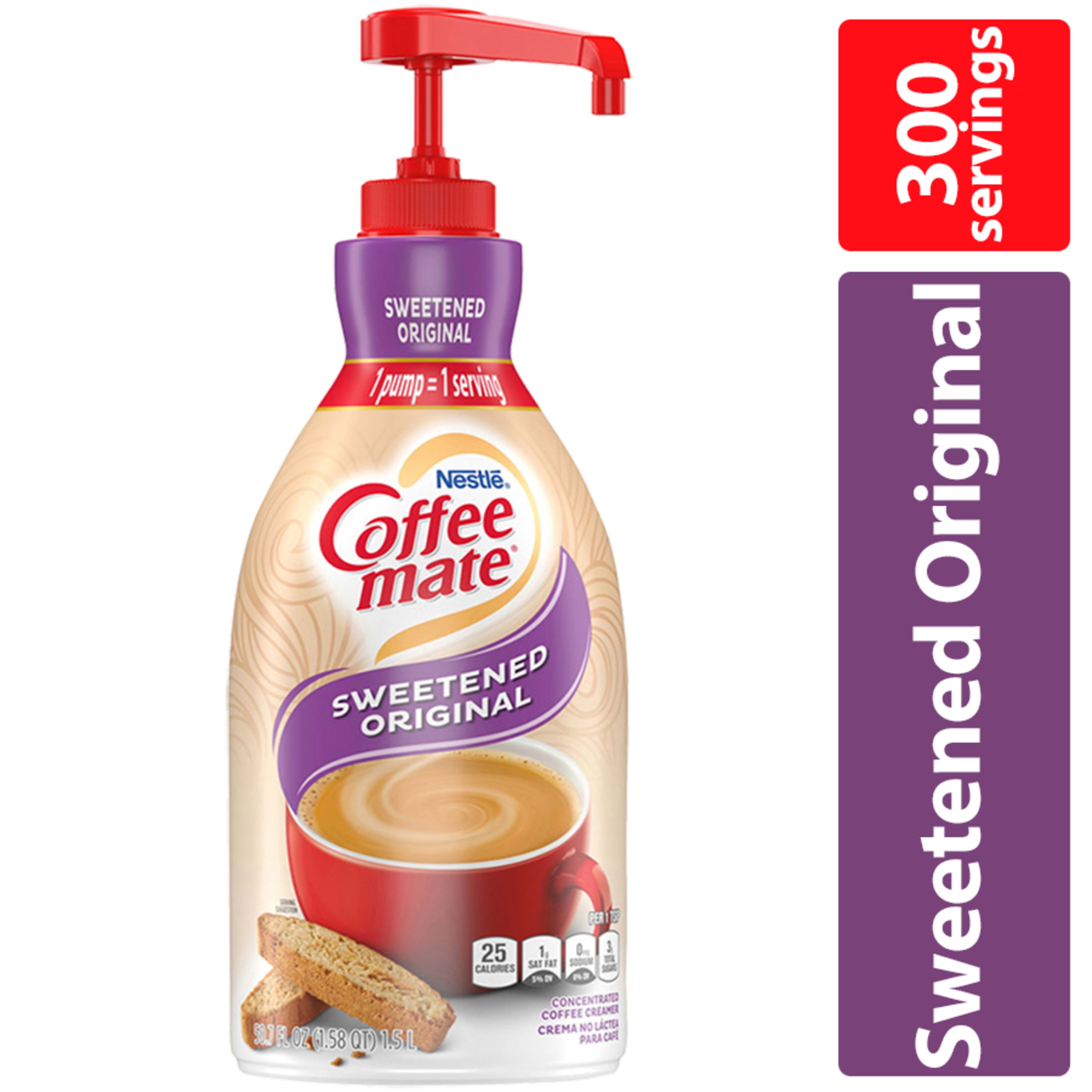 Coffee Mate Sweetened Original Liquid Coffee Creamer, Bulk Coffee