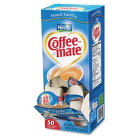 Coffee-Mate Vanilla Liquid Creamer Singles, 50 Per Count