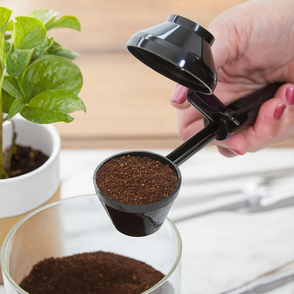 Coffee Measuring Scoop And Funnel Designed for Refillable K Cup Coffee Pods, with a Capacity of 2 Tablespoons