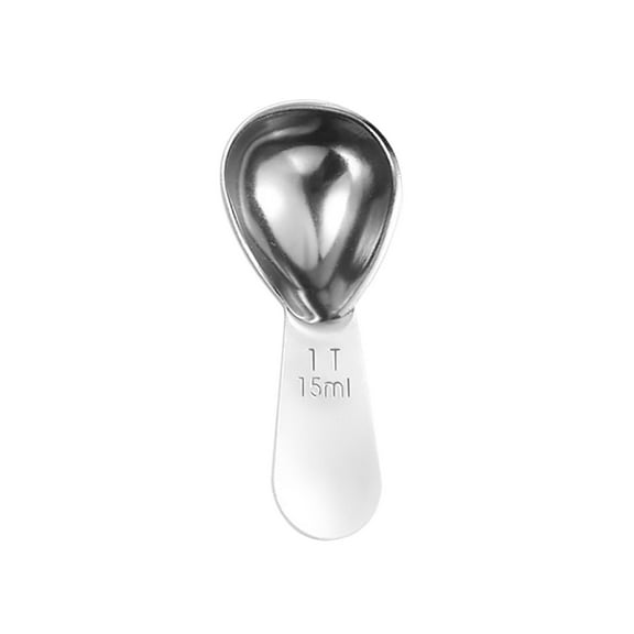 Coffee Measuring Spoon For Ground Coffee 1 Tbsp Stainless Steel Short Handle, Measure Protein Powder Suger