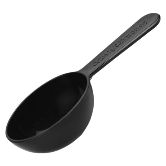 Coffee Measuring Spoon,Short Handle Plastic Scoop for Coffee Beans & Powder, Tea, Sugar, Cereal, Baking, Black Kitchen Measuring Tools