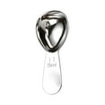 thumbnail image 1 of Coffee Measuring Spoon, Stainless Steel Coffee Scoop, 1 Tablespoon Measuring Spoon for Ground Coffees, Protein Powder, Bean, Sugar, Short Handle Fits into Canisters, Silver, 15ml, 1 of 6