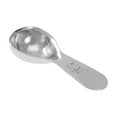 thumbnail image 1 of Coffee Measuring Spoon, Stainless Steel Scoop, 15ml 30ml Capacity with Wooden Handle, Polished Mirror Finish Durable Baking and Tea Seasoning Kitchen Tool, 1 of 7