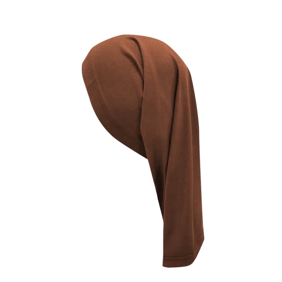 Coffee Men'S Stretchable Headband For Hip Hop Fashion Solid Color Durag Sweat Absorbing Hair Wrap Dreadlock Style All Season Casual Daily Wear
