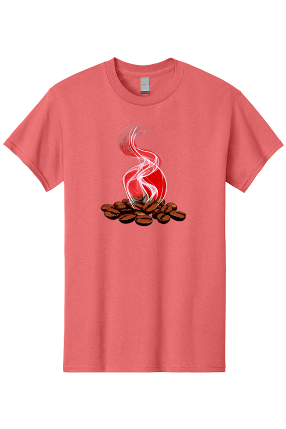 Coffee Mens Graphic Tee, 100% Cotton, Casual Summer Wear-BAA381