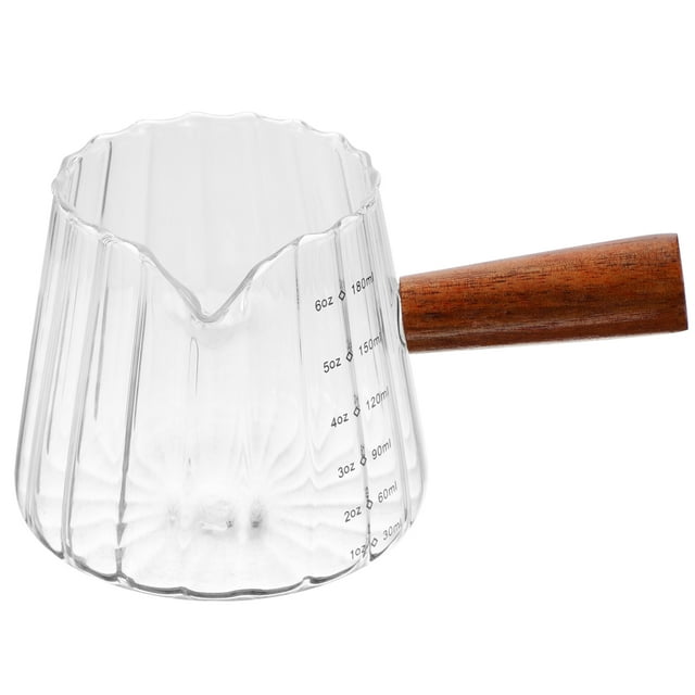Coffee Milk Frothing Pitcher Glass Measuring Cup Baking Measuring Cup
