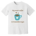 thumbnail image 1 of Coffee Mom Motherhood Caffeine Tired Funny Morning Fuel Drink Lover Life Comfort Color T-Shirt, Unisex, up to size 4XL, 1 of 4