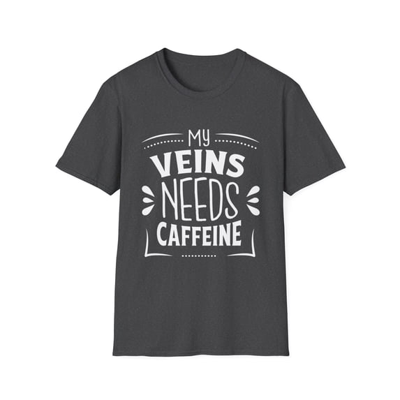 Coffee - Morning Caffeine Breakfast TShirt Veins Novelty tee