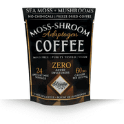 Coffee | Moss-Shroom | Freeze Dried Instant Coffee with Mushrooms and Sea Moss powder - 24 servings