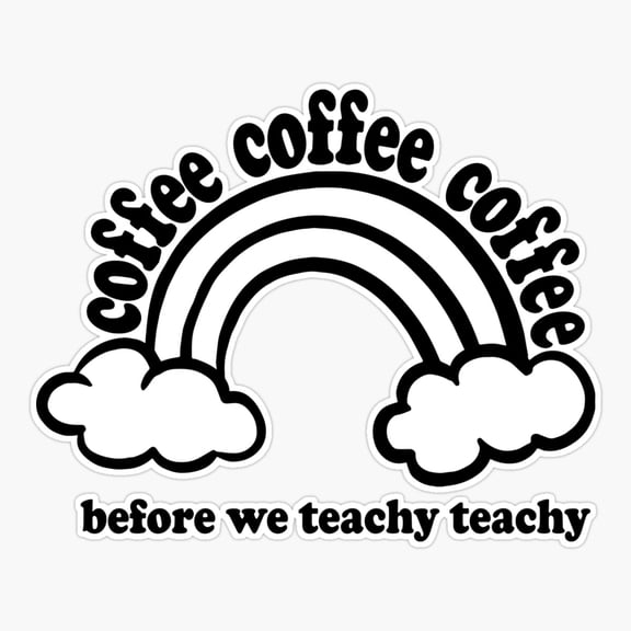 Coffee Mr G Quote Vinyl Decal Sticker