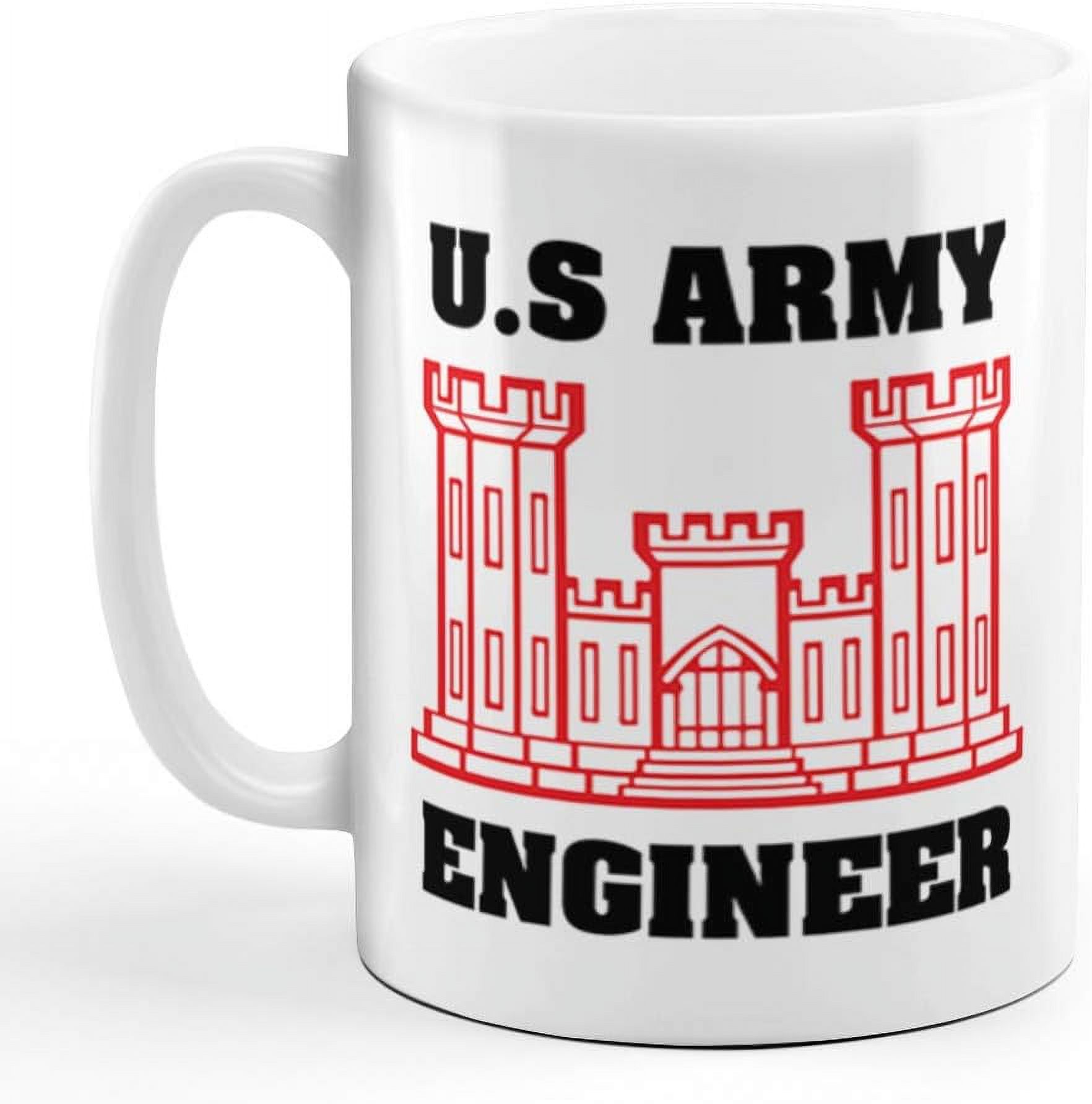 Funny Engineer Coffee Mug | 11 Oz Trump-Themed White Mug With Black Handle | Great Gift For Engineers