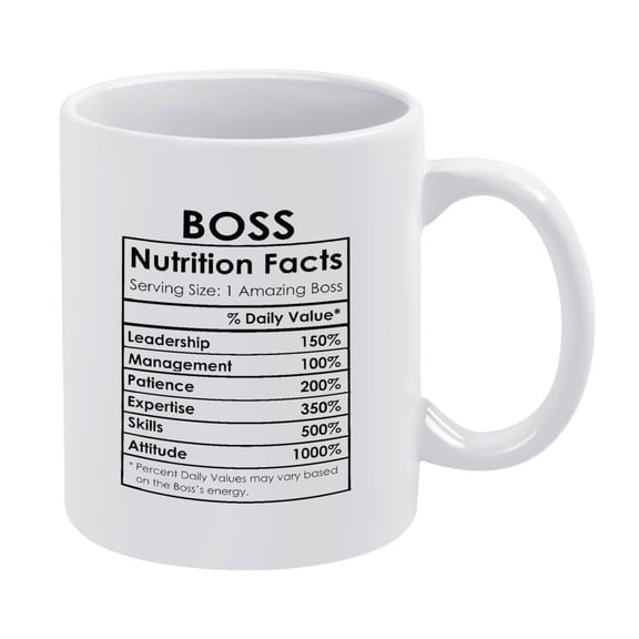 Coffee Mug,11oz for Boss - Best Christmas Birthday Thank You Gift for Women And Men, Boss's Day Gift Idea
