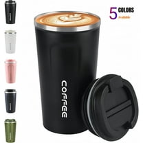 Coffee Mug 17oz, BKSDUEH Coffee Travel Mug Spill Proof with Leakproof Lid Vacuum Stainless Steel Thermos Coffee Tumblers, Reusable Coffee Cup for Men and Women for Hot & Cold Drinks