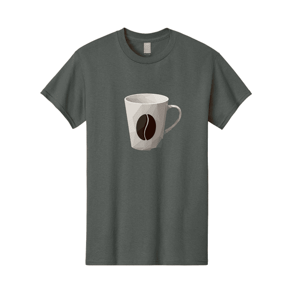 Coffee-Mug-3 Mens Graphic Tee, 100% Cotton, Casual Summer Wear-BAA377