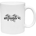 thumbnail image 1 of Coffee Mug Best Friends Forever Friendship Love Cute Girl Hearts White Coffee Mug Funny Gift Cup, 1 of 2