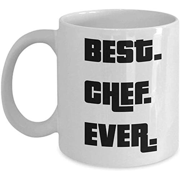 Coffee Mug for Best Gifts Best Chef Ever (White) 11-oz -Chef Coffee Mug - Chef Coffee Cup - Best Cooking Mug -Funny Chef Gift - Best Chef Ever Mug - Cooking Coffee Mug - Cook