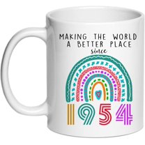 Coffee Mug, Ceramic 11 oz, Funny 70th Birthday Gift for Women and Men, Novelty 70 Year Old Coffee Mug