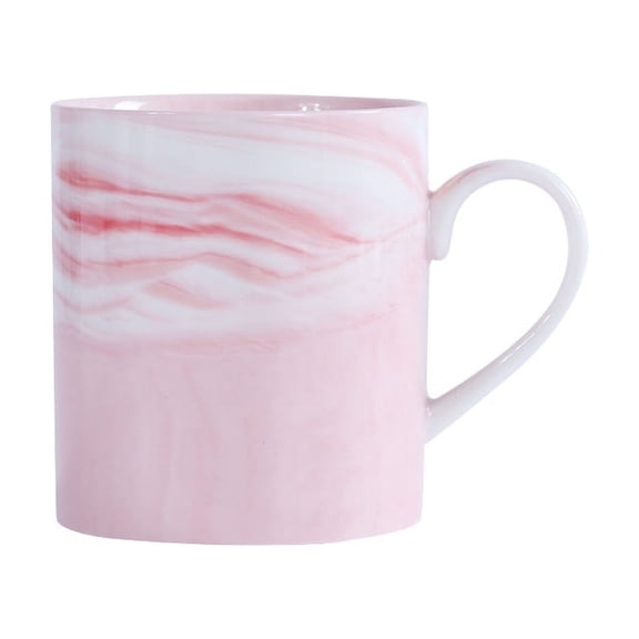 Coffee Mug Ceramic Drinking Cup Office Simple Pink