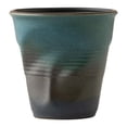 thumbnail image 1 of Coffee Mug Ceramic Latte Cup Pleated Design 90ml for Women Men Modern Home Office Kitchen, 1 of 9