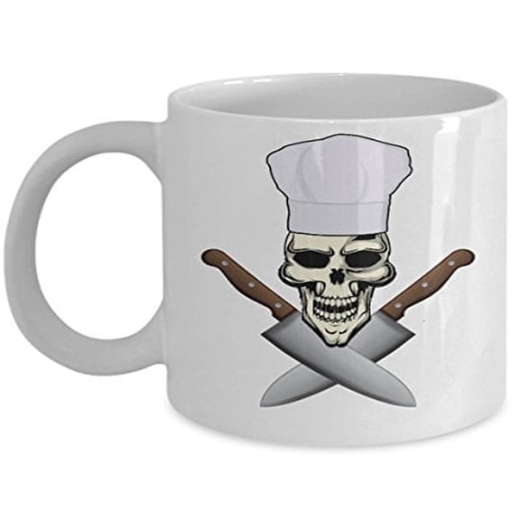 Chef 11 oz Coffee Mug - Culinary Gift White Ceramic