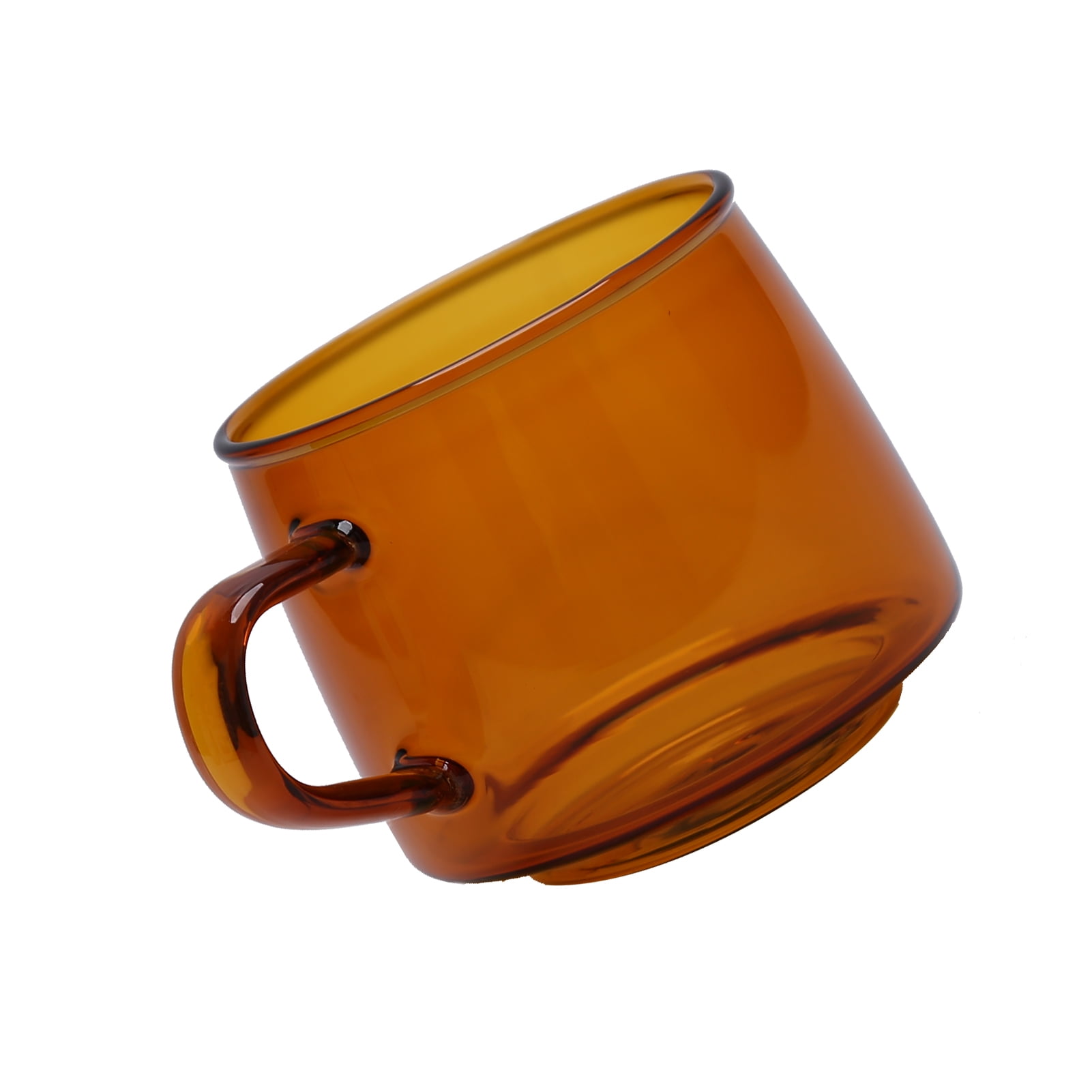 Factory Sale 14oz Amber Custom Heat Resistant Tea Glass Coffee Mugs - China  Square Glass Cup and High Borosilicate Cup price