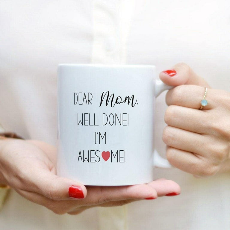 Best Christmas Gifts for Mom from Daughter Son, #1 Mom Coffee Mug