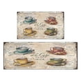 thumbnail image 1 of Coffee Mug Farmhouse Design Kitchen Rug Set Of 2,Kitchen Rugs Mats with Dirty Resistance,washable,Non-Slip,kitchen Mats 17.7x24+17.7x48inch, 1 of 7