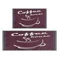 thumbnail image 1 of Coffee Mug Farmhouse Design Kitchen Rugs and Mats Set Of 2,Kitchen Rugs Mats with Dirty Resistance,washable,water Proof,kitchen Rugs and Mats 17.7x24+17.7x48inch, 1 of 7