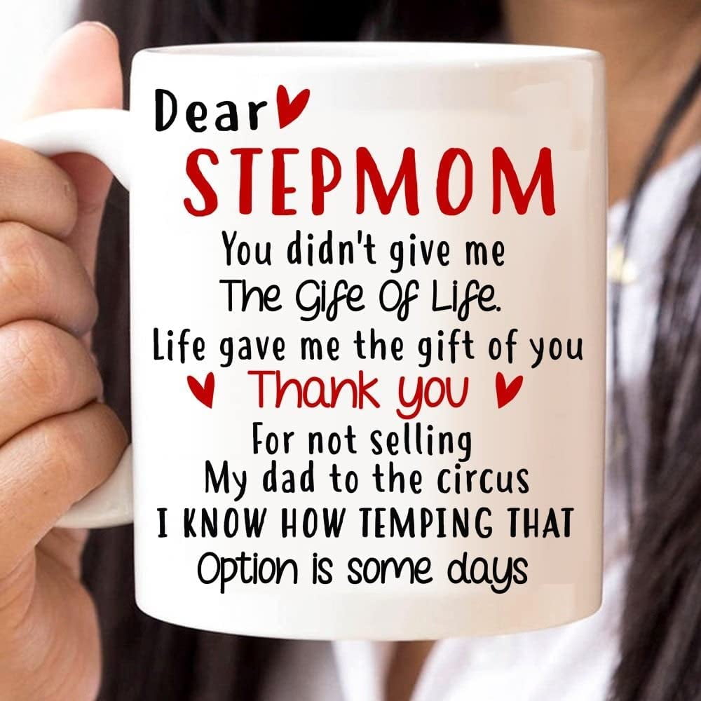 Yobent Step Mom Stepmom Stepmother Gifts, Personalized Bonus Mom Wallet  Card from Daughter Son, Best Bonus Mom Birthday Present for Women, Mother's