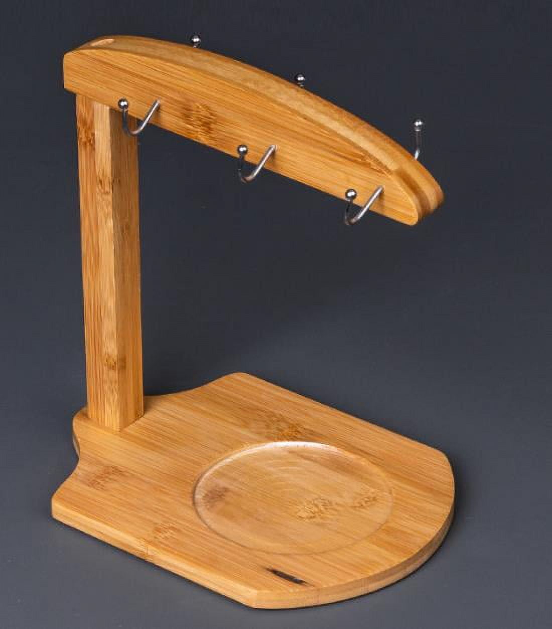 Coffee Mug Holder Stand Countertop Mug Tree Holder Cup Bamboo Storage