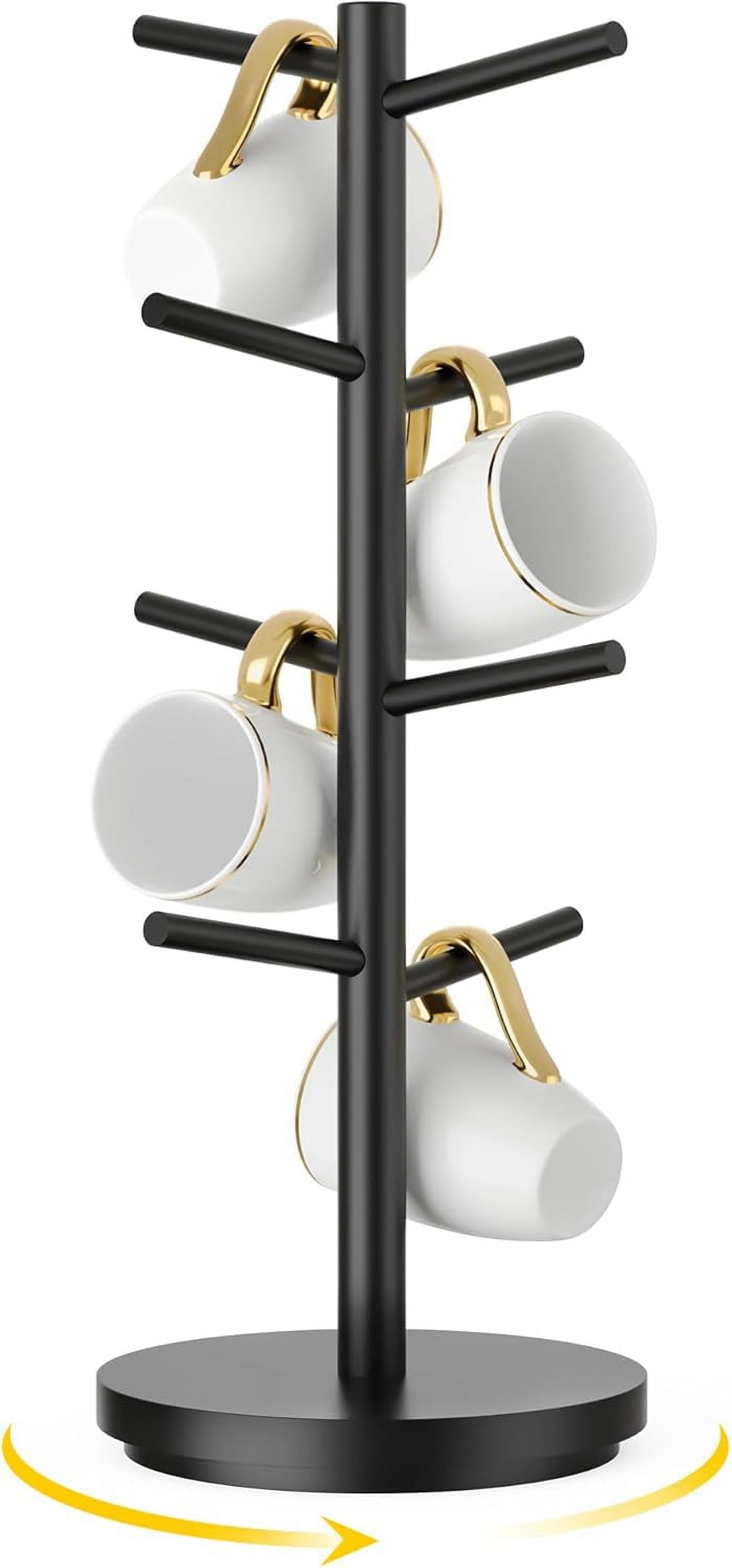 Coffee Mug Holder Tree Upgraded 360°Rotated Coffee Cup Holder for